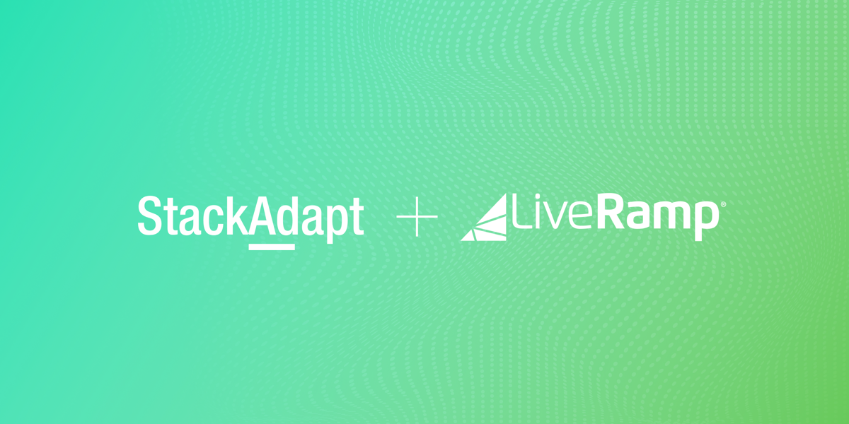 StackAdapt logo and LiveRamp logo