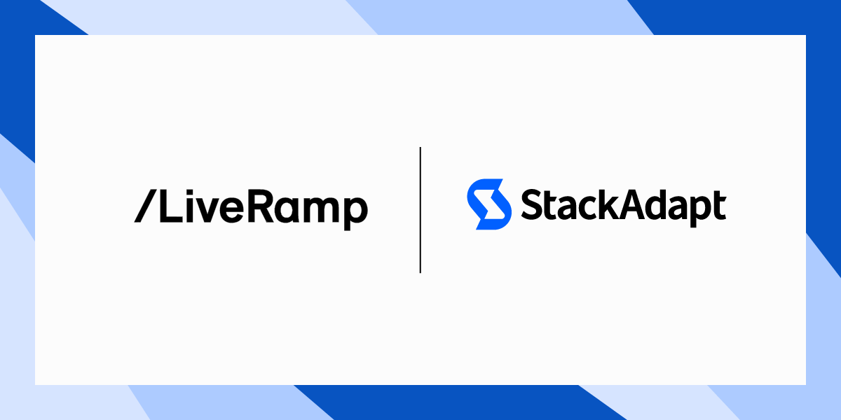 StackAdapt Furthers People-Based Targeting Efforts by Offering Near Real-Time Onboarding Through LiveRamp
