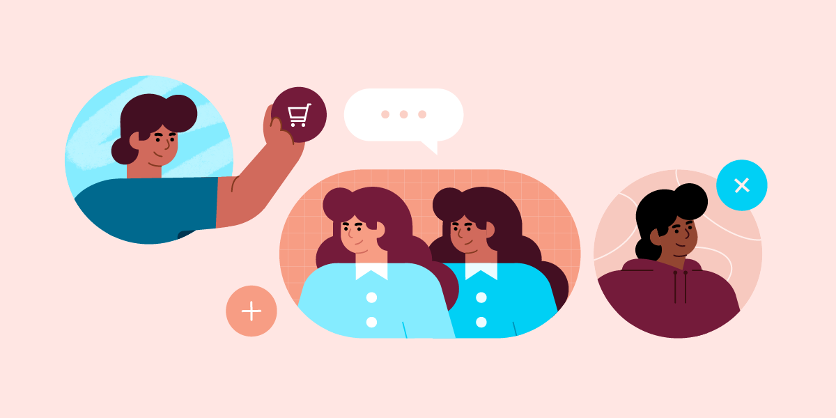 Illustration representing audience targeting