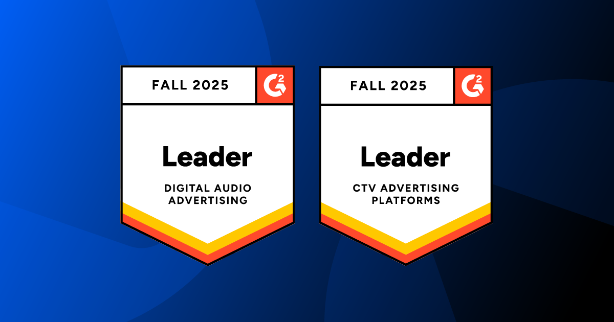 Fall 2025 G2 Leader Badge for CTV and Audio