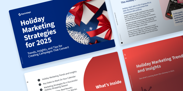 Cover for StackAdapt's Holiday Marketing Strategies for 2025 guide