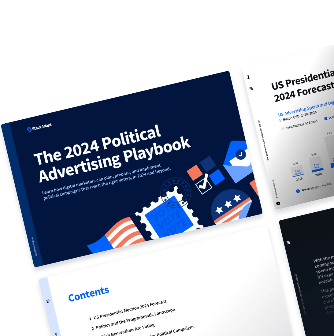 Cover design for digital political advertising guide