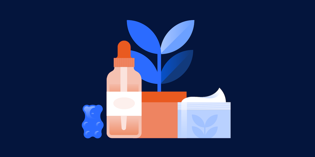 Illustrative graphic of items representing regulated industries